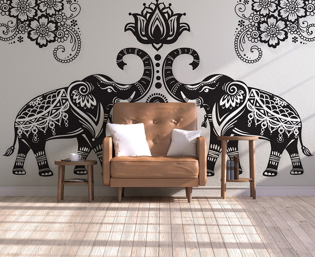 3D Elephant 662 Wall Murals Wallpaper AJ Wallpaper 2