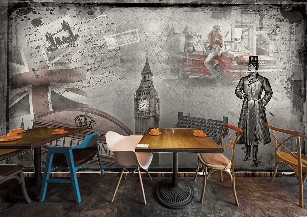 3D Clock Tower Telephone Booth 242 Wallpaper AJ Wallpaper 2