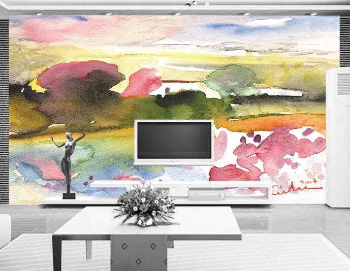 3D Forest Sunset 1167 Wall Murals Wallpaper AJ Wallpaper 2