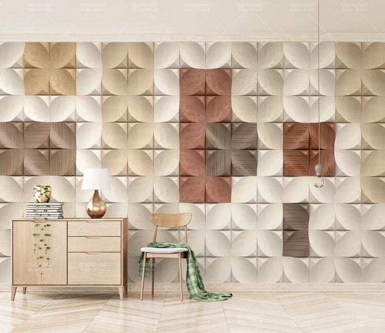 3D Color Pattern WC225 Wall Murals Wallpaper AJ Wallpaper 2