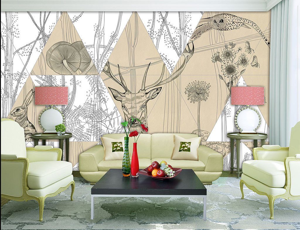 3D Animal Park 463 Wall Murals Wallpaper AJ Wallpaper 2