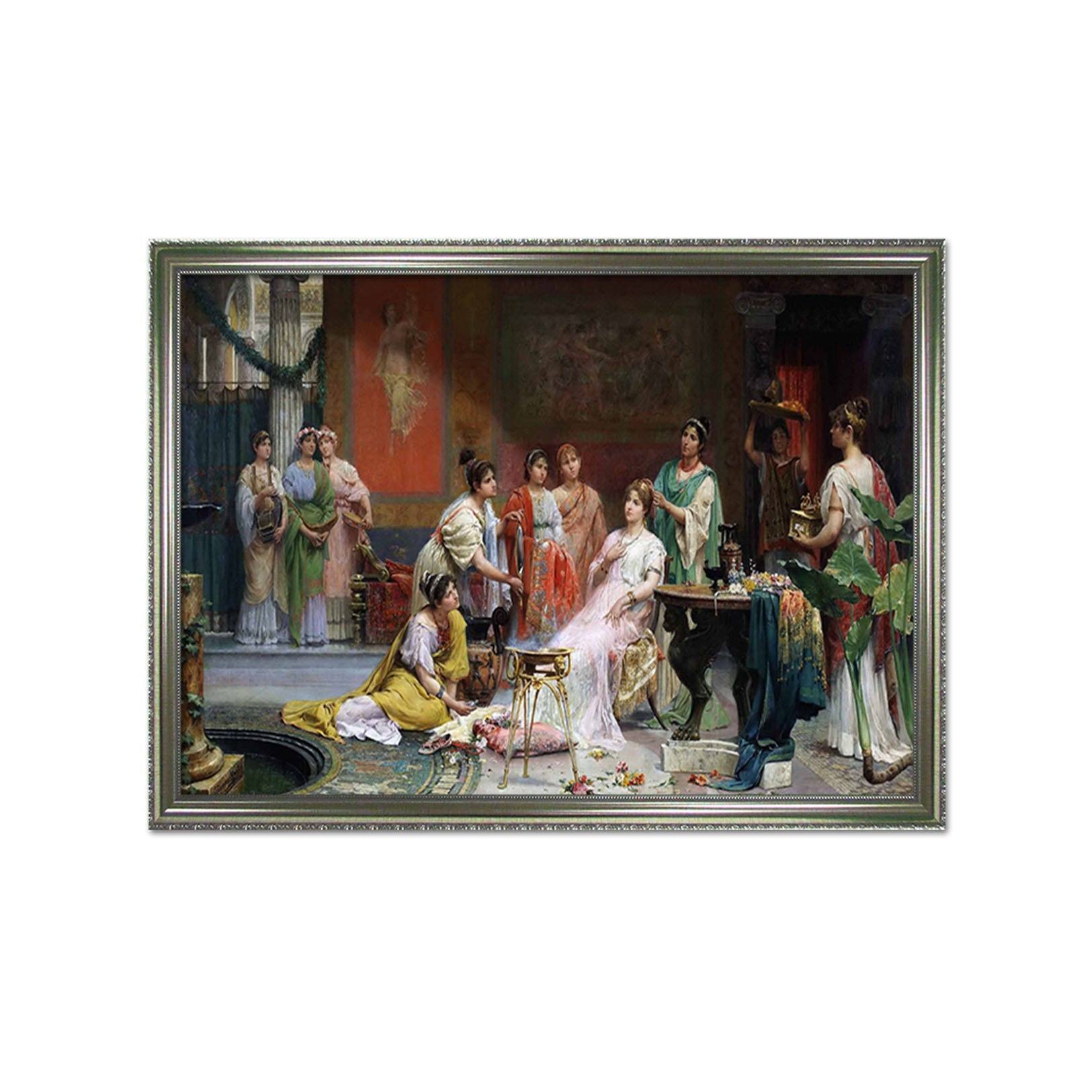 3D Dress Up 142 Fake Framed Print Painting Wallpaper AJ Creativity Home