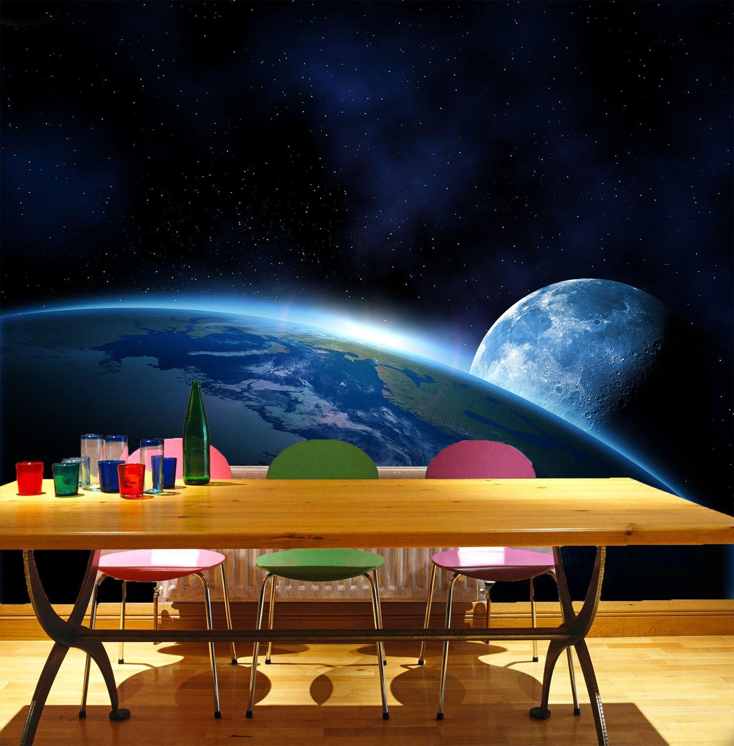 Earth Moon System Wallpaper AJ Wallpaper