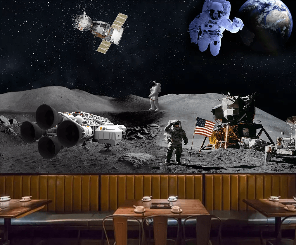 3D Starship Astronaut 383 Wallpaper AJ Wallpaper 2
