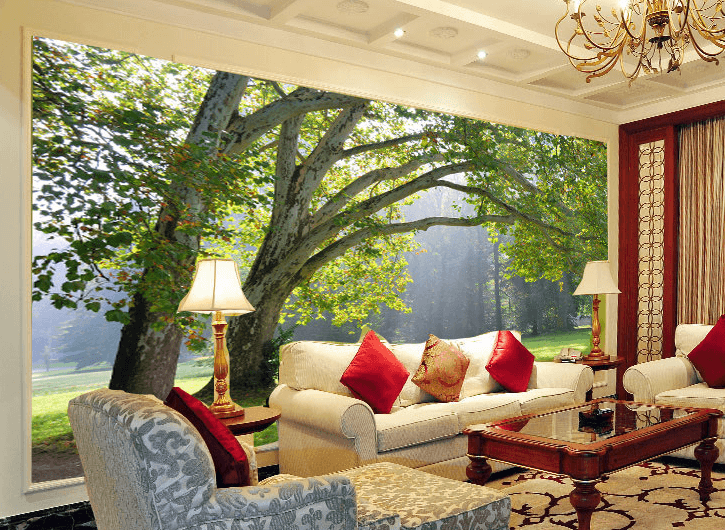 Big Green Trees 1 Wallpaper AJ Wallpaper