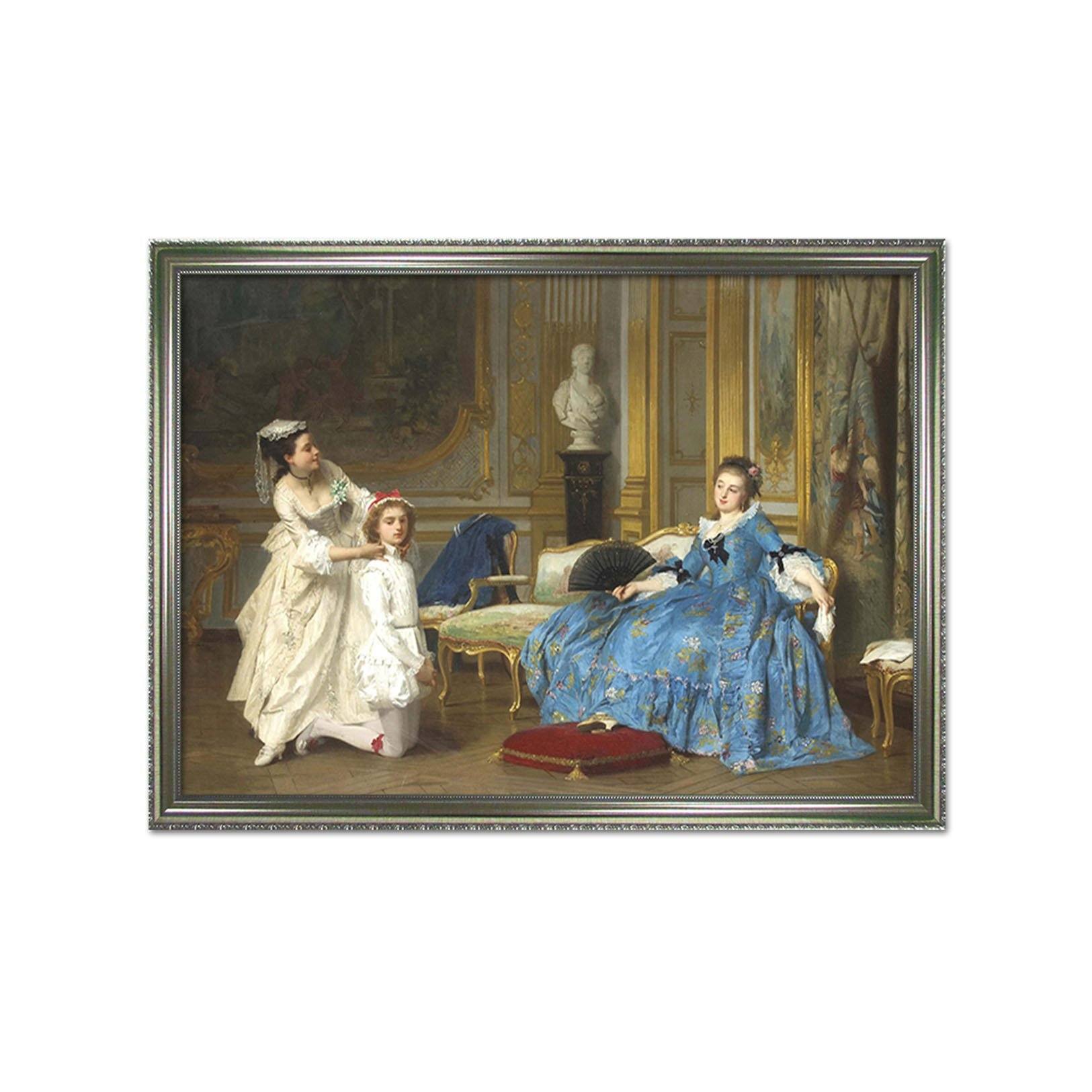 3D Rest Massage 126 Fake Framed Print Painting Wallpaper AJ Creativity Home