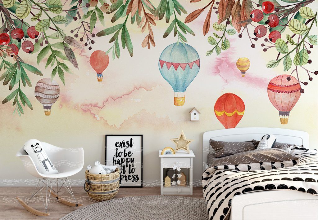 3D Hot Air Balloon 77 Wall Murals Wallpaper AJ Wallpaper 2