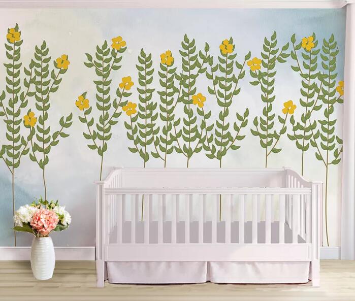 3D Green Tree 1317 Wall Murals Wallpaper AJ Wallpaper 2