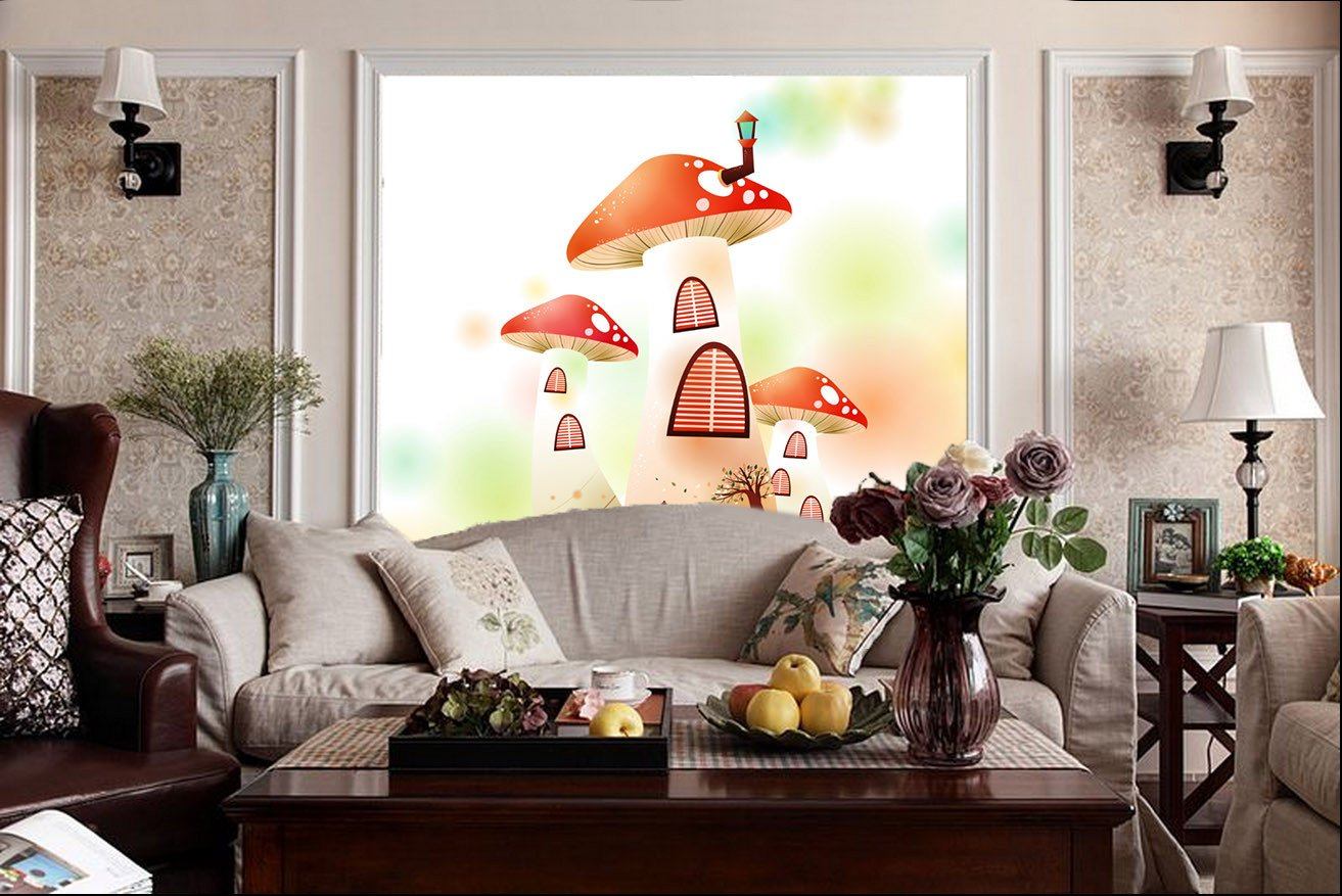 Lovely Mushroom Houses Wallpaper AJ Wallpaper