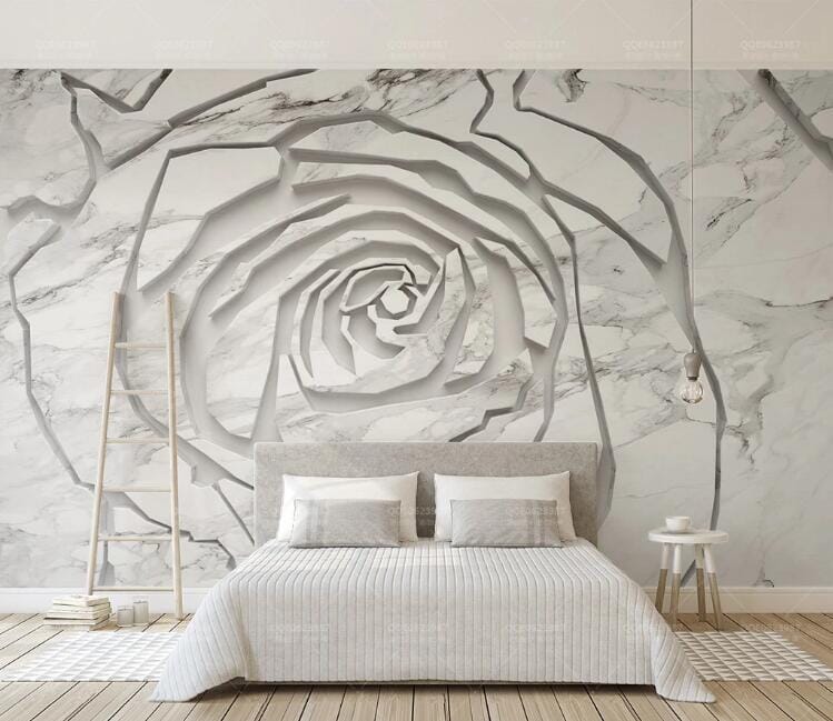 3D Carving Roses WC244 Wall Murals Wallpaper AJ Wallpaper 2