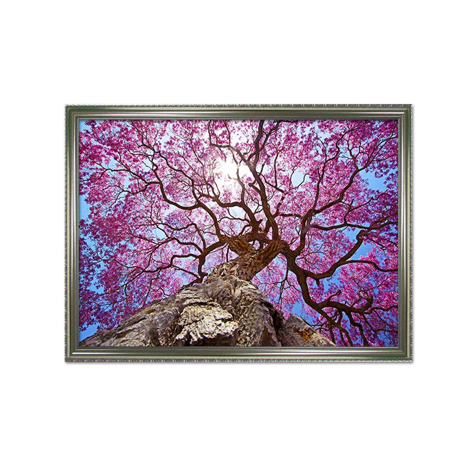 3D Tree Blossom 014 Fake Framed Print Painting Wallpaper AJ Creativity Home