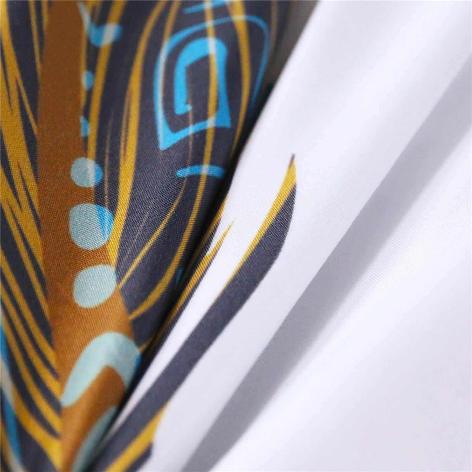 3D Feather Color 90 Bed Pillowcases Quilt Wallpaper AJ Wallpaper