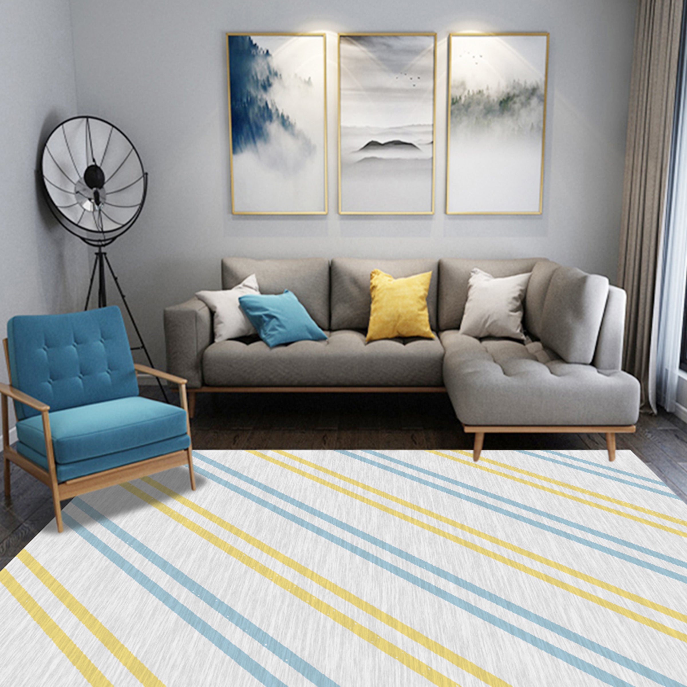 3D Color Pattern WG272 Non Slip Rug Mat Mat AJ Creativity Home