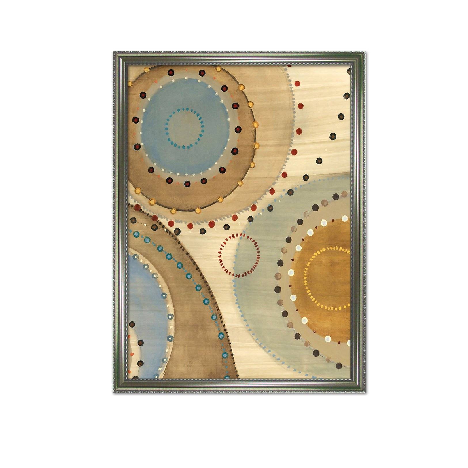 3D Dot Painting 116 Fake Framed Print Painting Wallpaper AJ Creativity Home