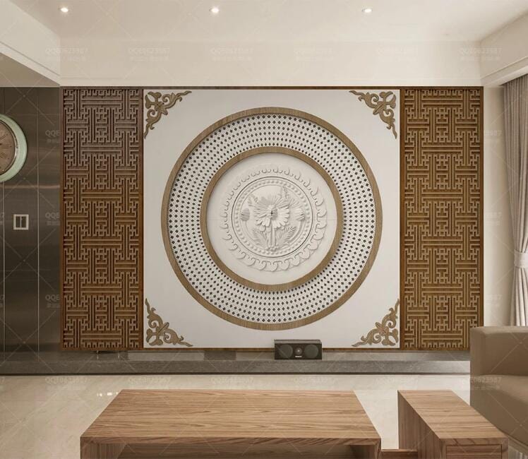 3D Carved Pattern WC258 Wall Murals Wallpaper AJ Wallpaper 2