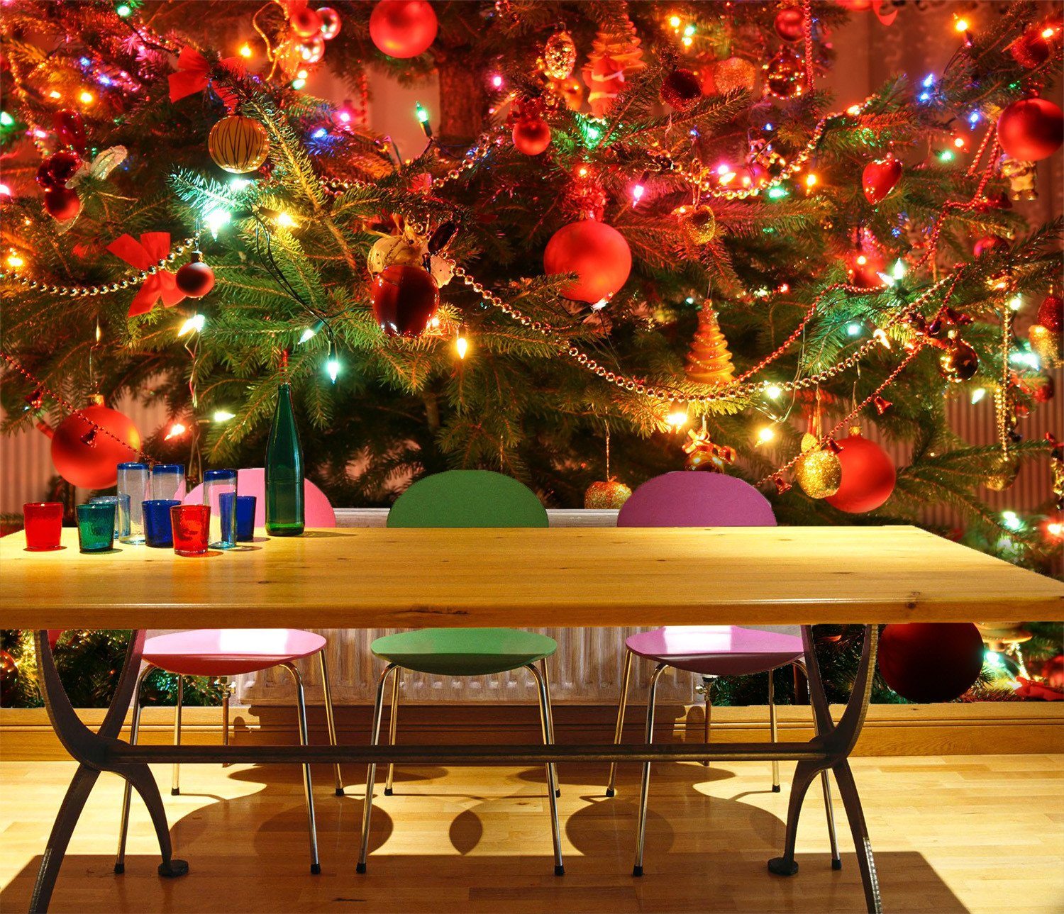 3D Christmas Tree Various Gifts 23 Wallpaper AJ Wallpapers