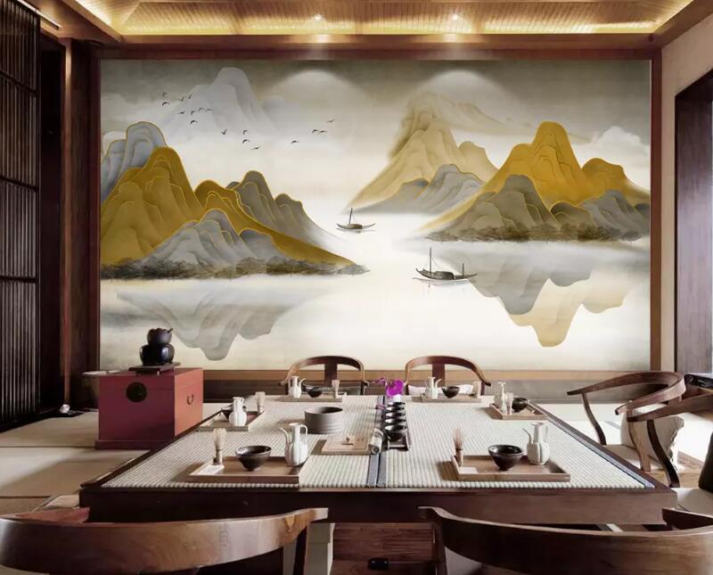 3D Valley River 1019 Wall Murals Wallpaper AJ Wallpaper 2