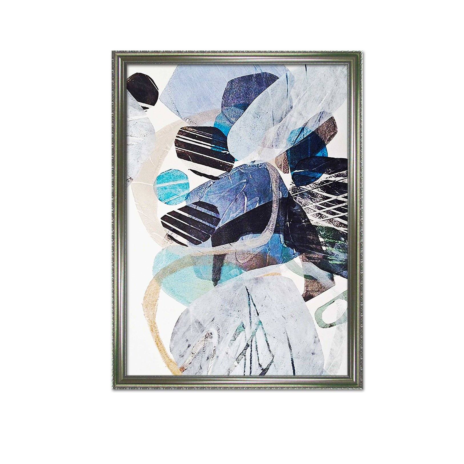 3D Abstract Painting 090 Fake Framed Print Painting Wallpaper AJ Creativity Home