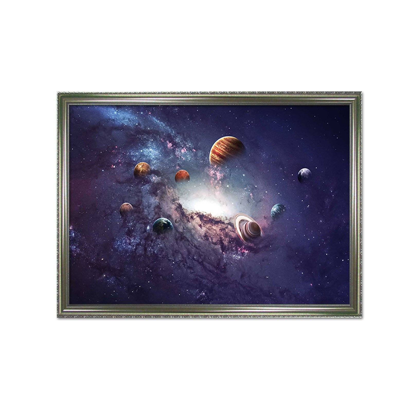 3D Shining Stars 098 Fake Framed Print Painting Wallpaper AJ Creativity Home