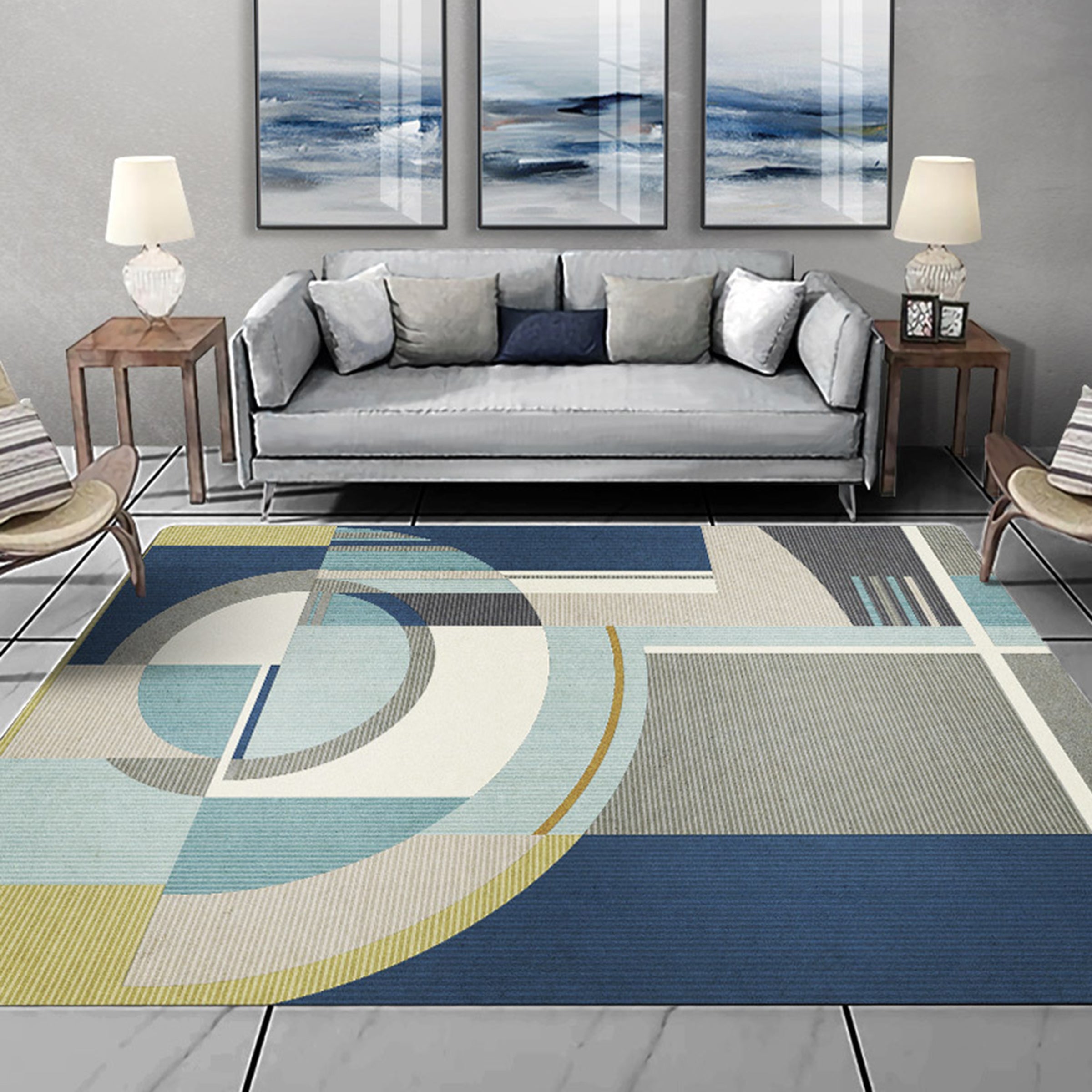 3D Color Pattern WG325 Non Slip Rug Mat Mat AJ Creativity Home