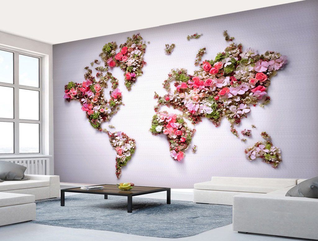 3D Flower 139 Wall Murals Wallpaper AJ Wallpaper 2