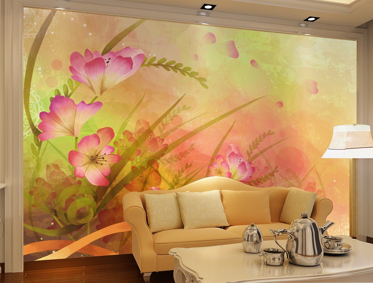 3D Wild Fairy Flower 42 Wallpaper AJ Wallpaper 2