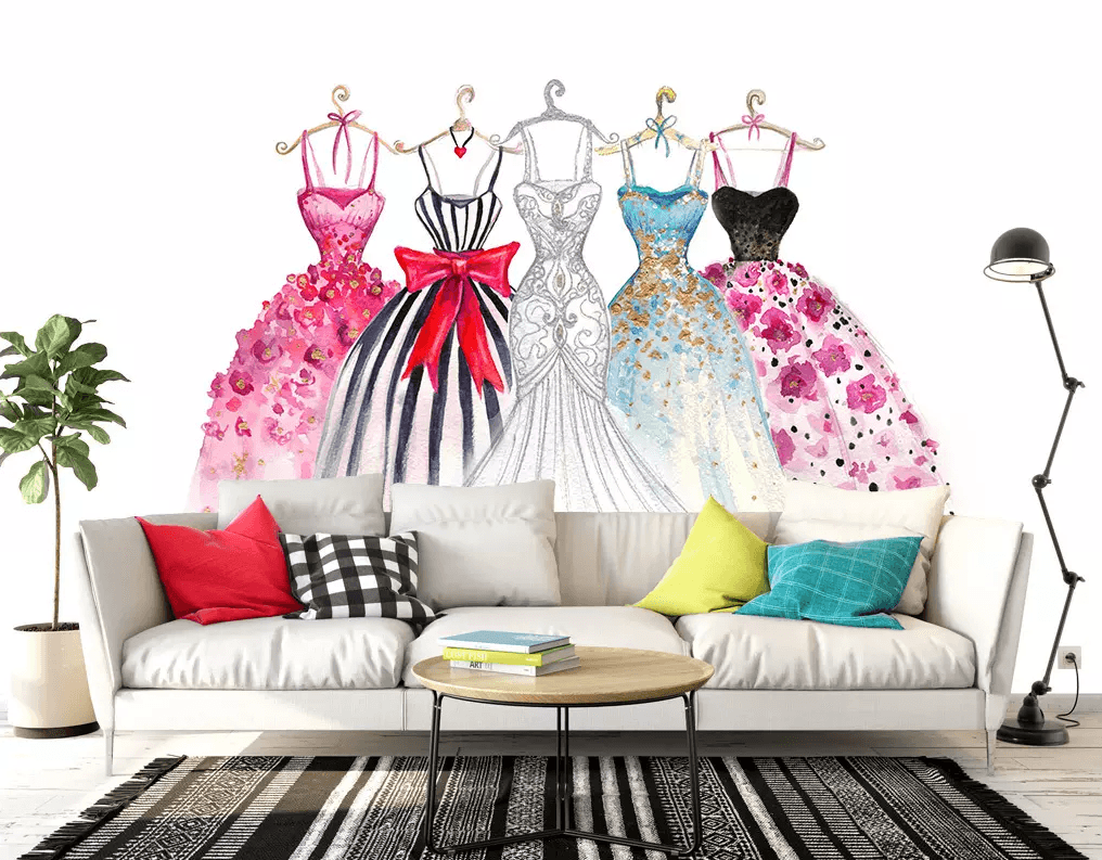 3D Beautiful Dress 437 Wallpaper AJ Wallpaper 2