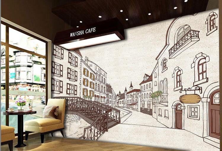 3D Village Alley 89 Wallpaper AJ Wallpapers