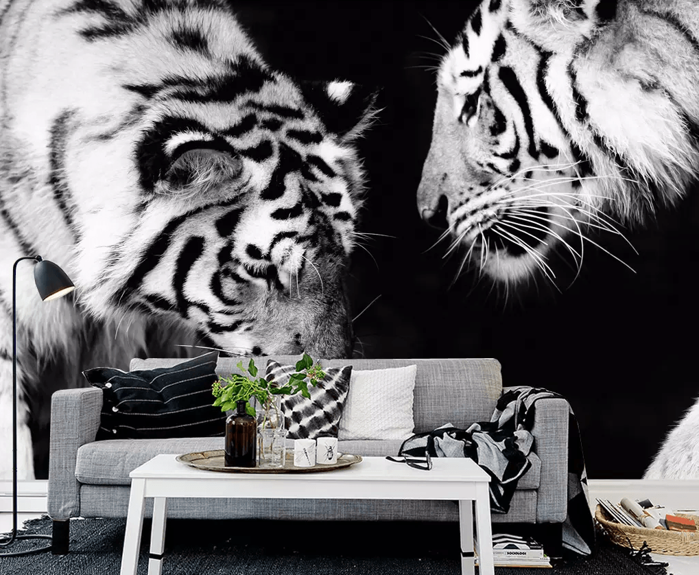 3D Bow Down Tiger 243 Wallpaper AJ Wallpaper 2