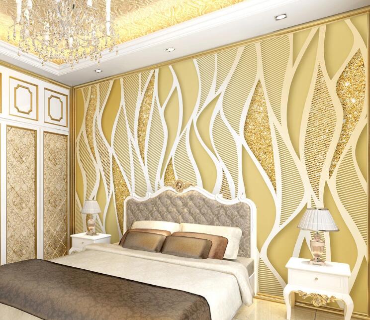 3D Wavy Lines 1009 Wall Murals Wallpaper AJ Wallpaper 2
