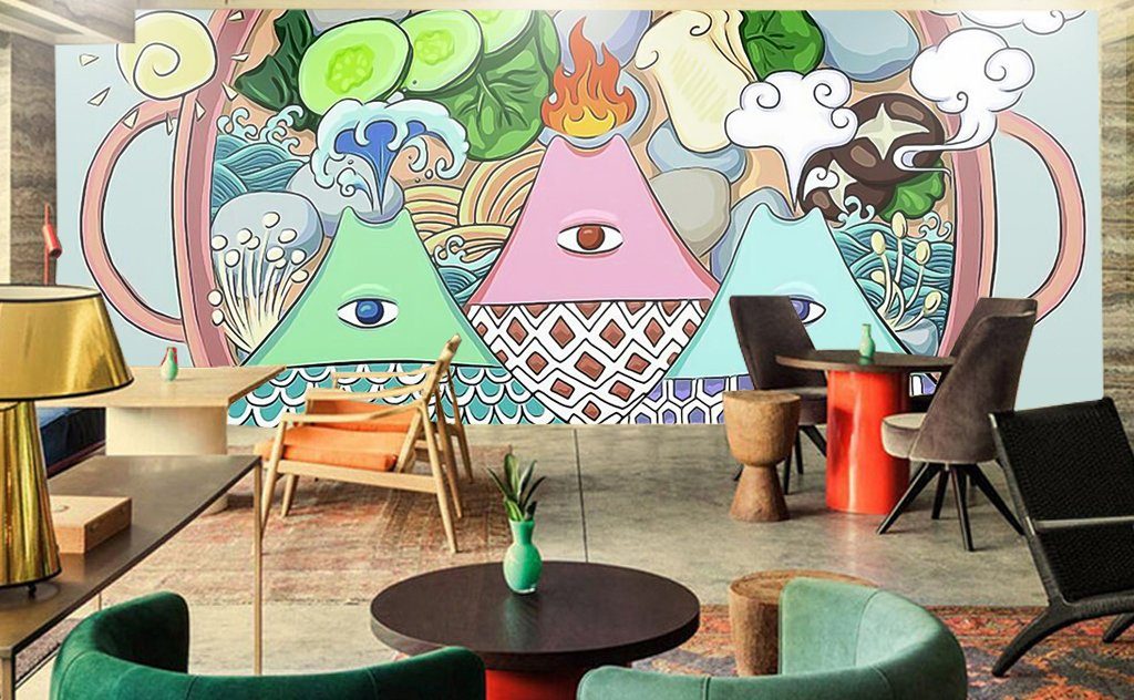 3D Fish Spit Bubble 582 Wall Murals Wallpaper AJ Wallpaper 2