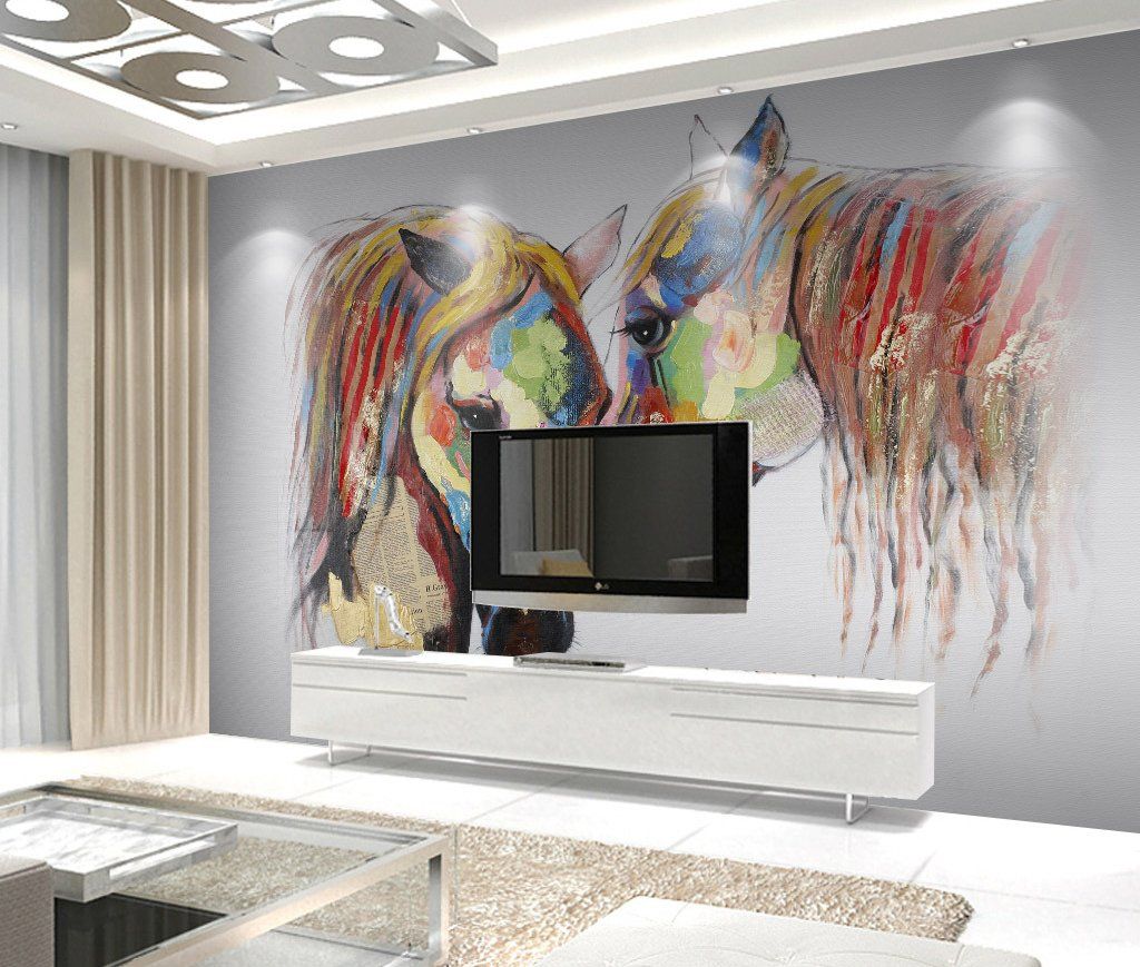 3D Abstract Horse 213 Wall Murals Wallpaper AJ Wallpaper 2