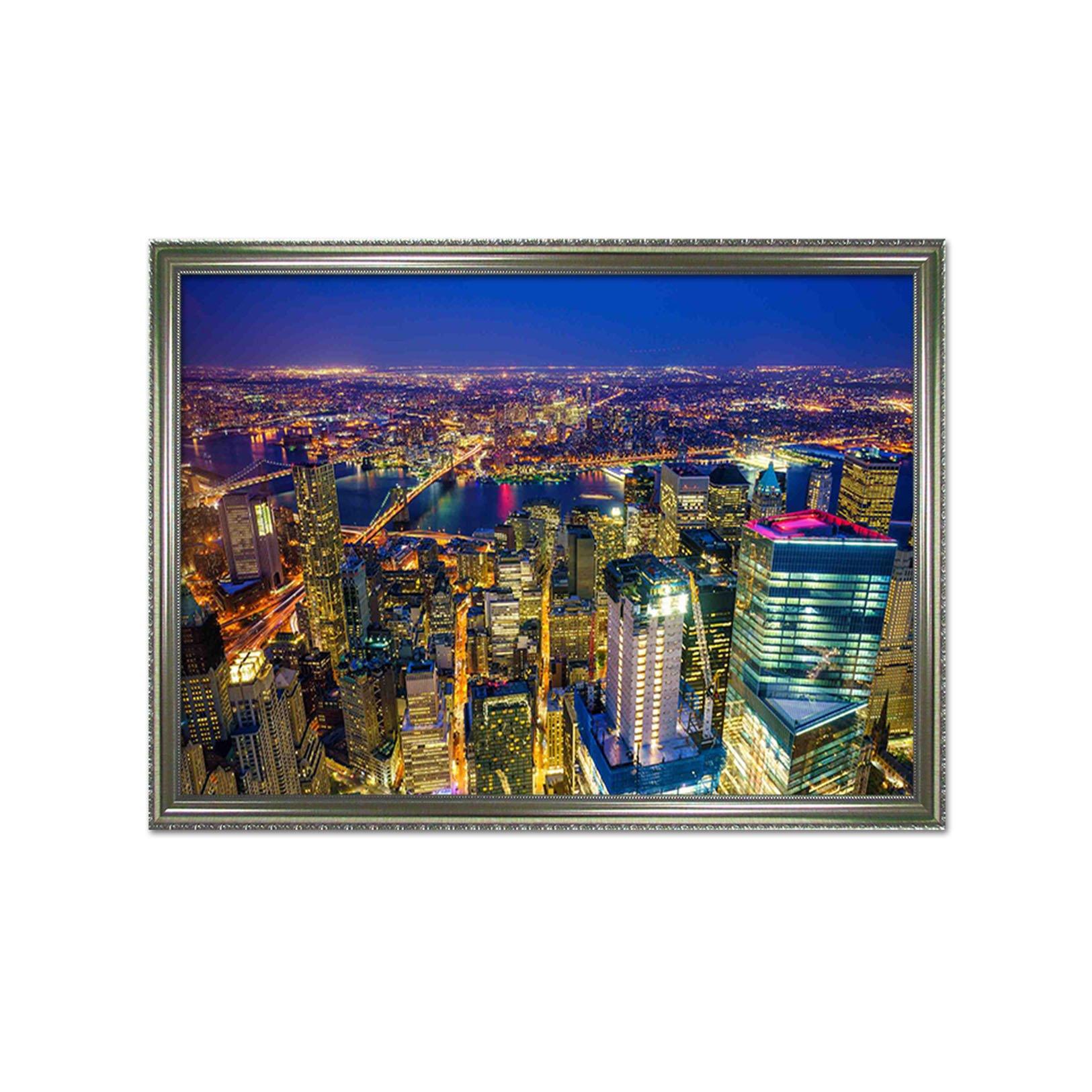 3D Big City 153 Fake Framed Print Painting Wallpaper AJ Creativity Home
