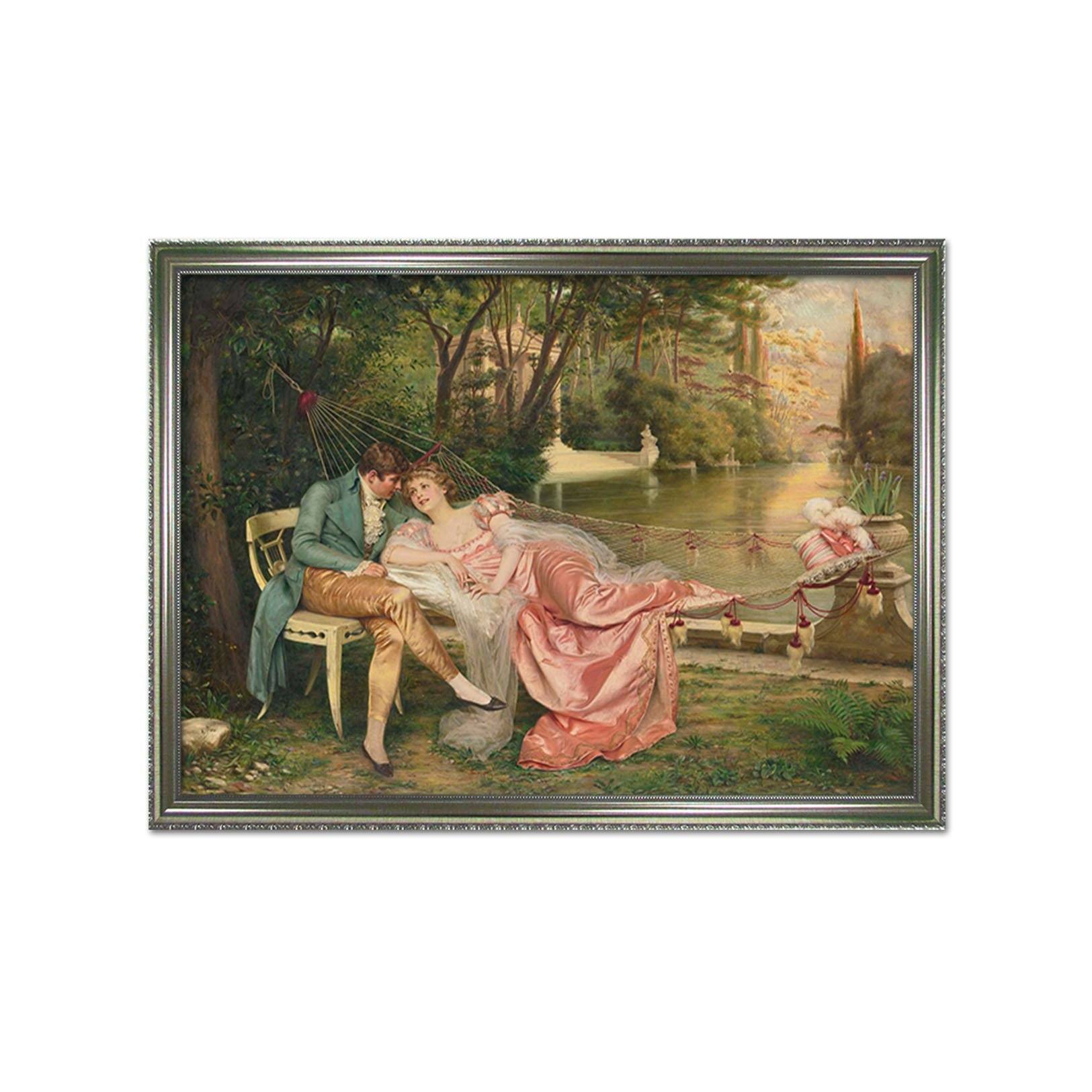 3D Swing Chat 149 Fake Framed Print Painting Wallpaper AJ Creativity Home