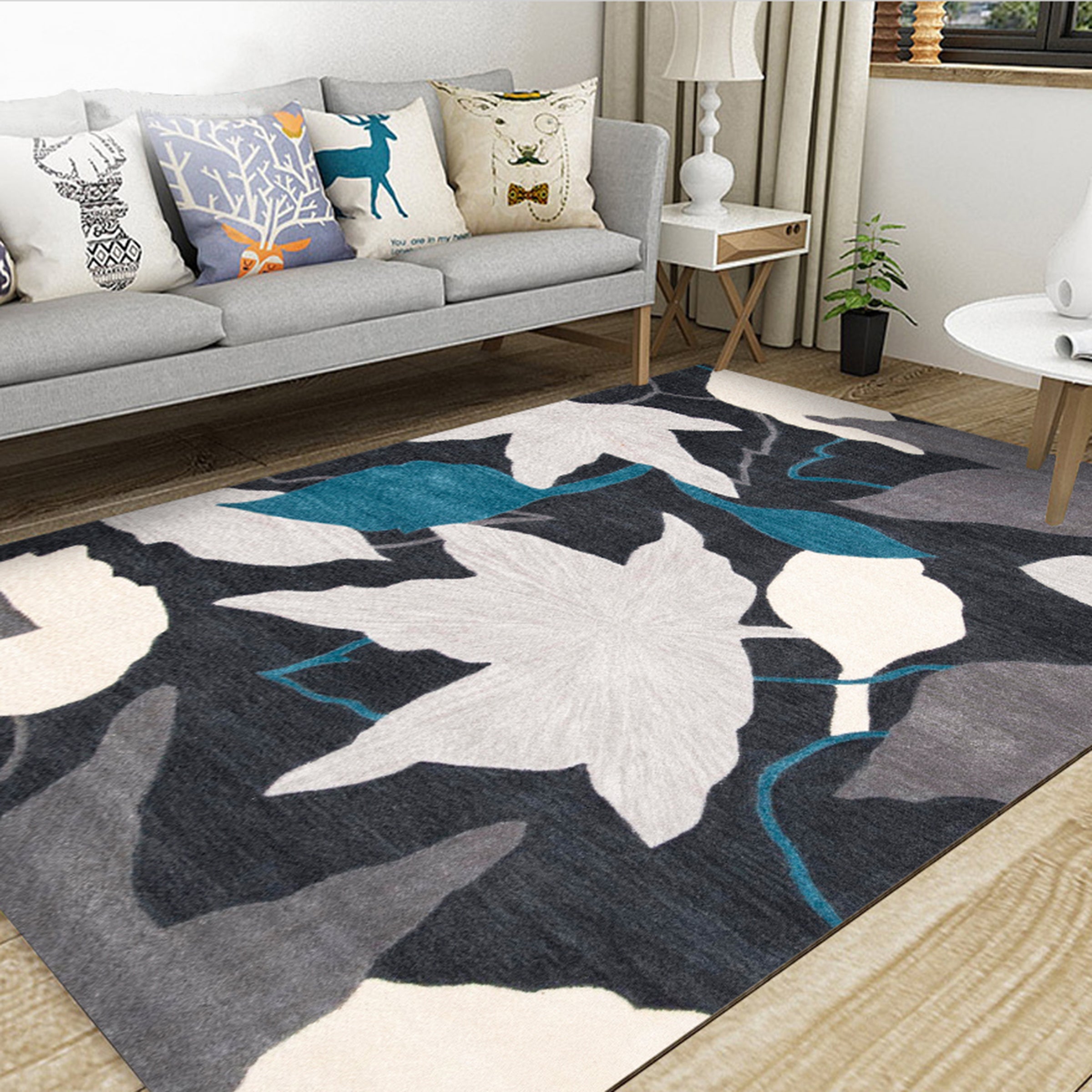 3D Colored Leaves WG229 Non Slip Rug Mat Mat AJ Creativity Home