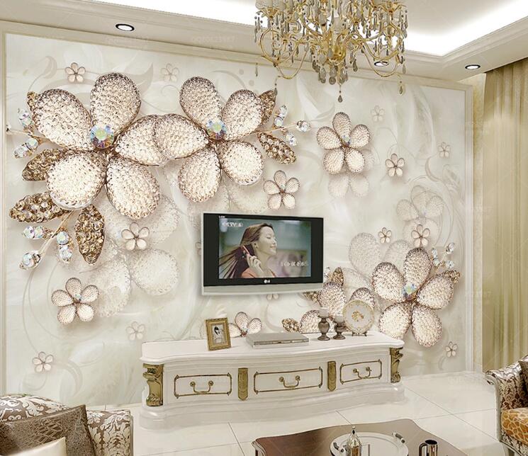 3D Marble Flower 987 Wall Murals Wallpaper AJ Wallpaper 2