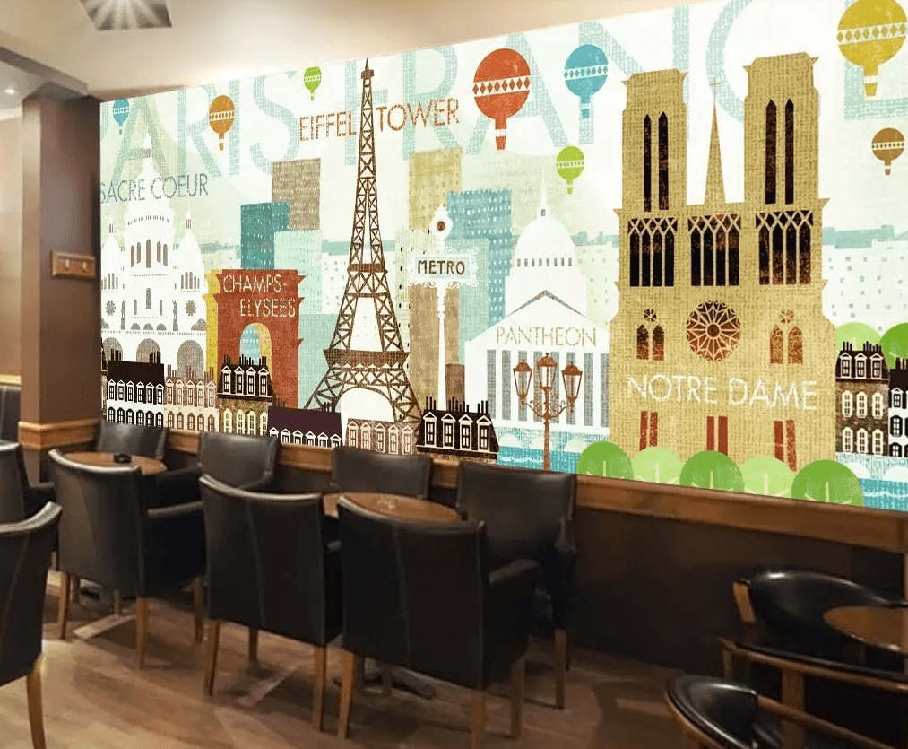 3D Graffiti Eiffel Tower 18 Wallpaper AJ Wallpaper 2