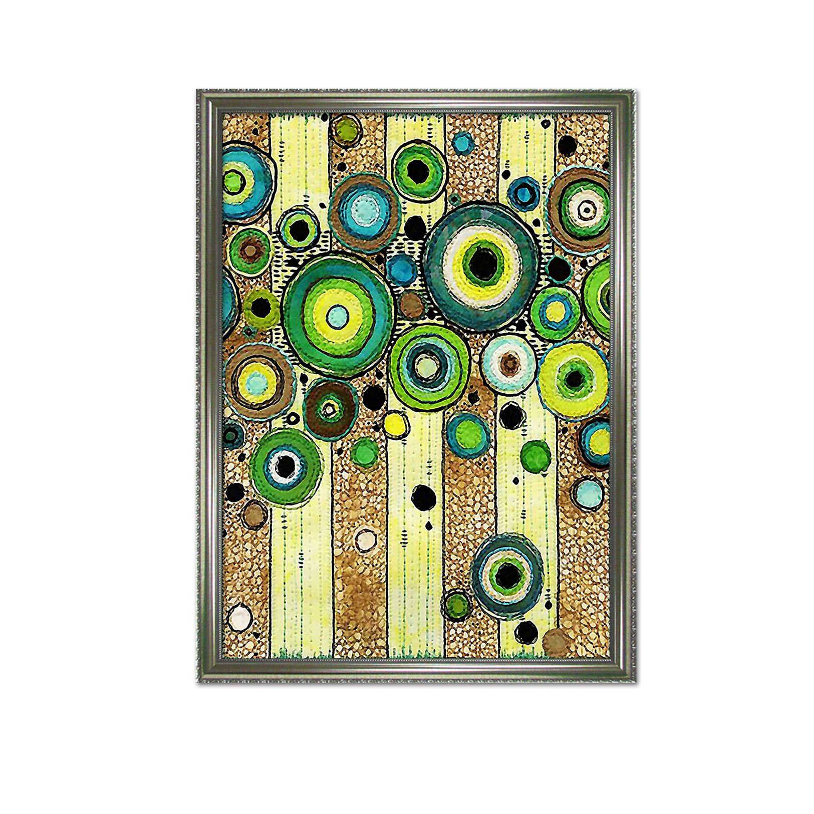 3D Dark Circle 094 Fake Framed Print Painting Wallpaper AJ Creativity Home