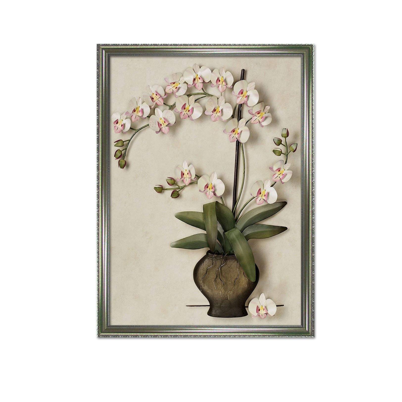 3D Vase Flower 068 Fake Framed Print Painting Wallpaper AJ Creativity Home