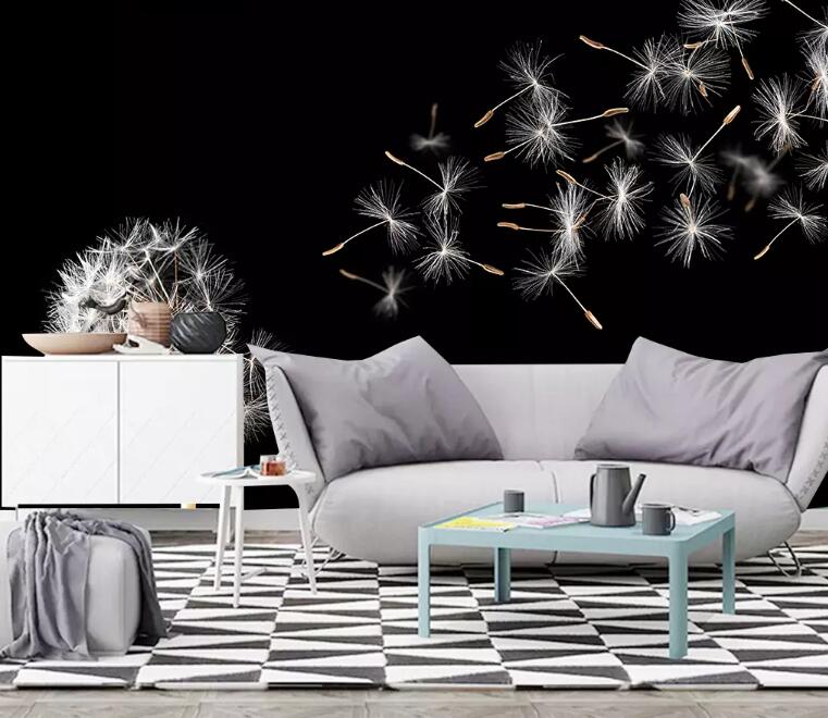 3D Dandelion 1004 Wall Murals Wallpaper AJ Wallpaper 2