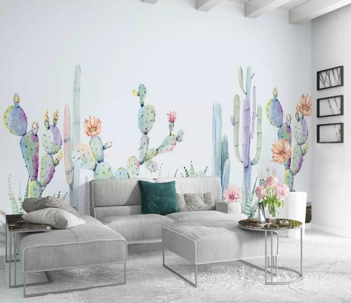 3D Cactus 1077 Wall Murals Wallpaper AJ Wallpaper 2