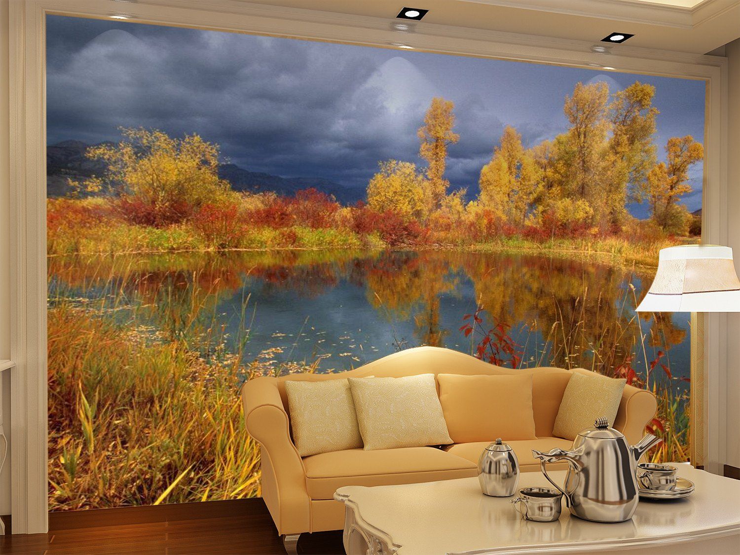 Withered Tree And Small Lake 6 Wallpaper AJ Wallpaper 1