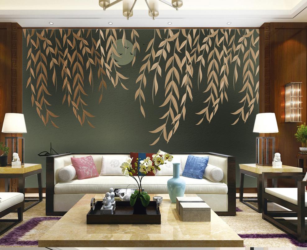3D Weeping Willow 477 Wall Murals Wallpaper AJ Wallpaper 2