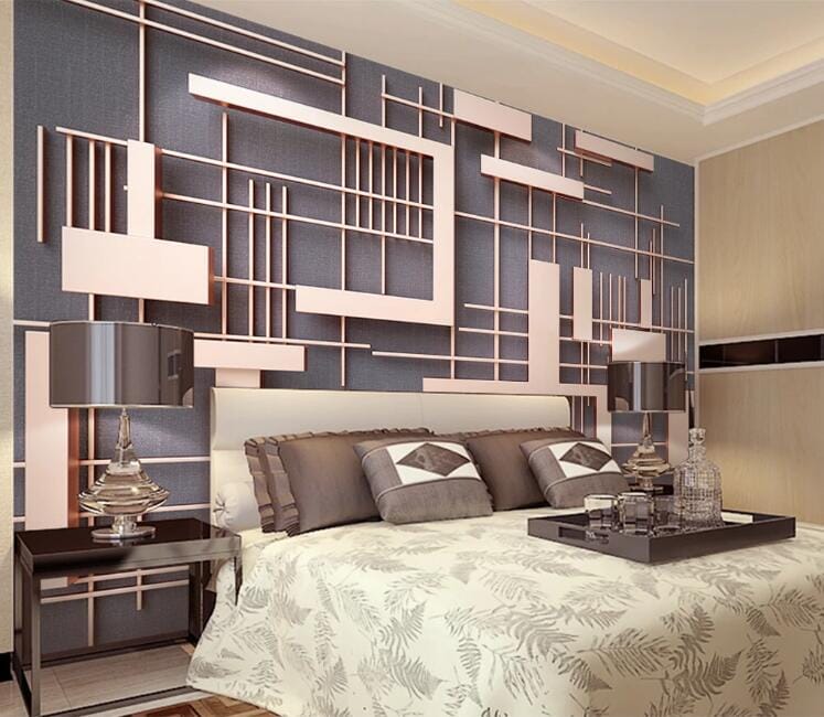 3D Minimalistic Patchwork WC136 Wall Murals Wallpaper AJ Wallpaper 2