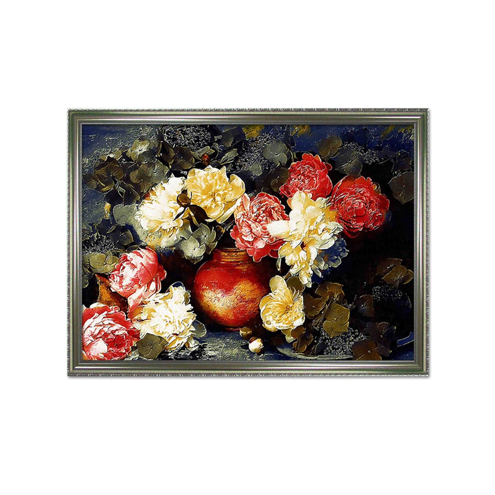 3D Flower Bunch 119 Fake Framed Print Painting Wallpaper AJ Creativity Home