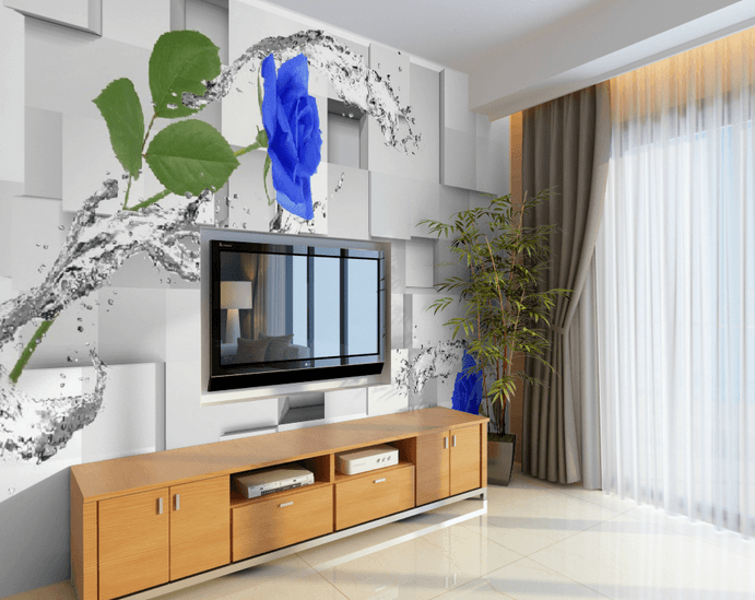 Blue Rose Wallpaper AJ Wallpaper