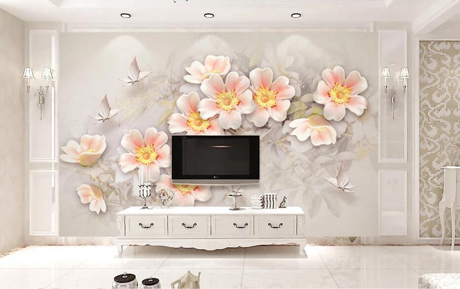 3D Beautiful Flowers 1286 Wall Murals Wallpaper AJ Wallpaper 2