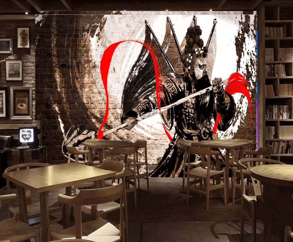 3D Ink Painting Peking Opera 315 Wallpaper AJ Wallpaper 2
