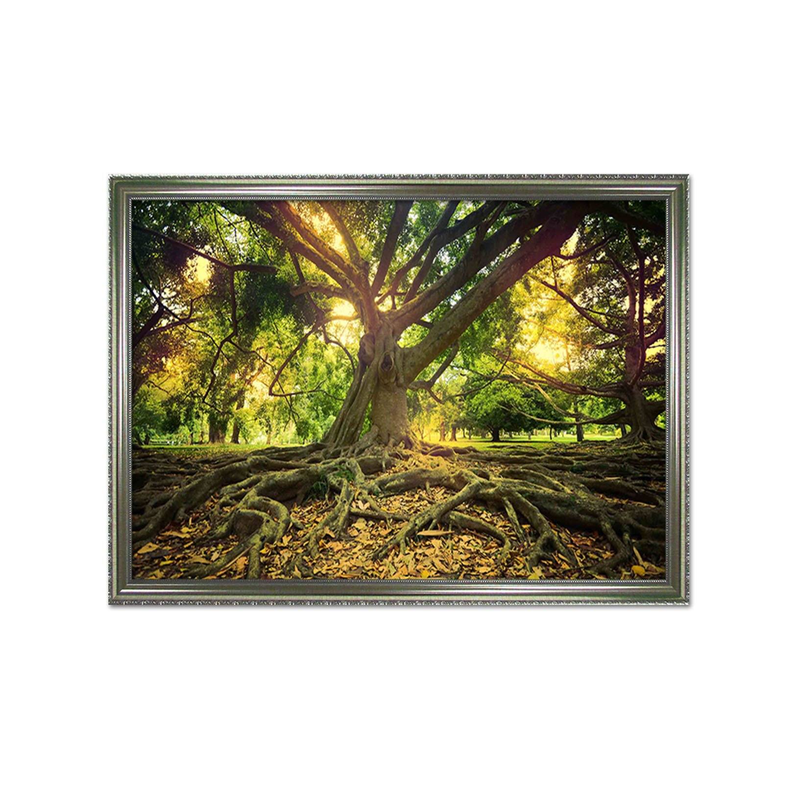 3D Giant Trees 013 Fake Framed Print Painting Wallpaper AJ Creativity Home
