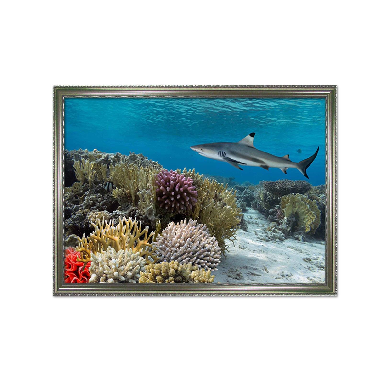 3D Submarine Coral 163 Fake Framed Print Painting Wallpaper AJ Creativity Home